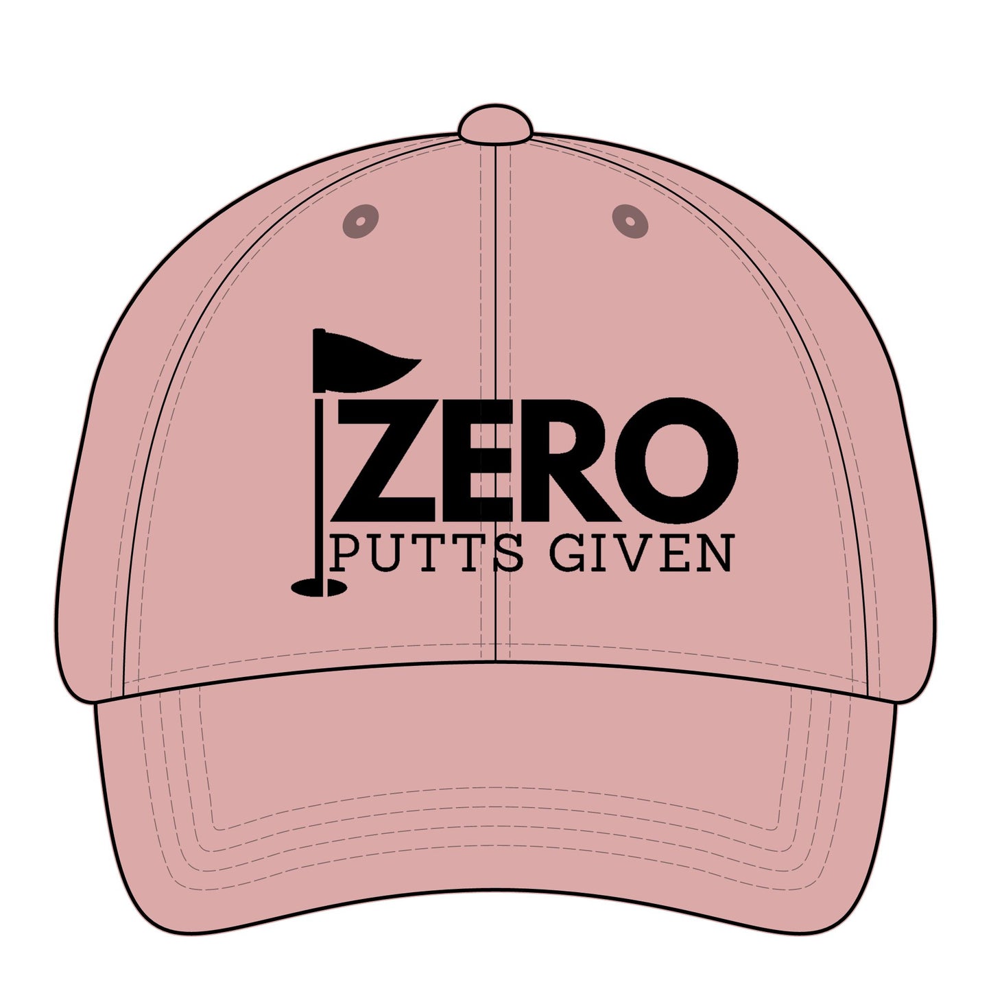 Zero Putts Given Women's Ponytail Hat