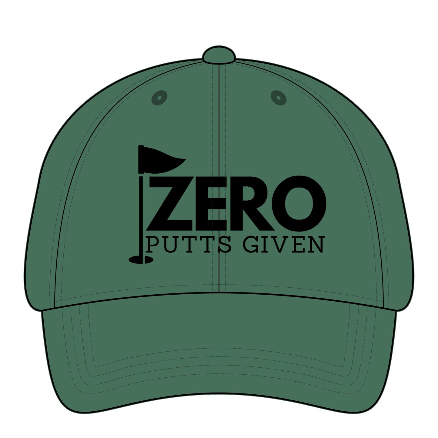 Zero Putts Given Women's Ponytail Hat