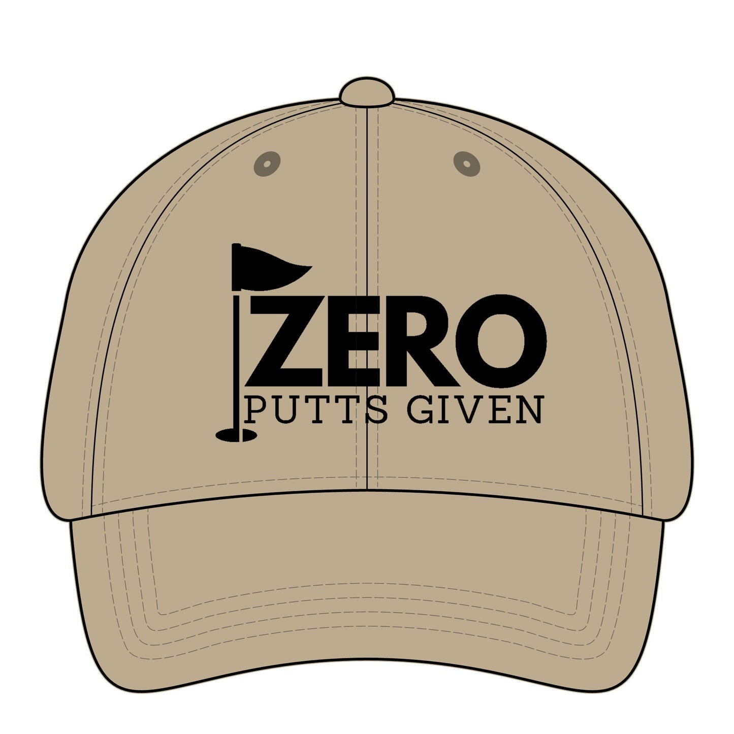 Zero Putts Given Women's Ponytail Hat