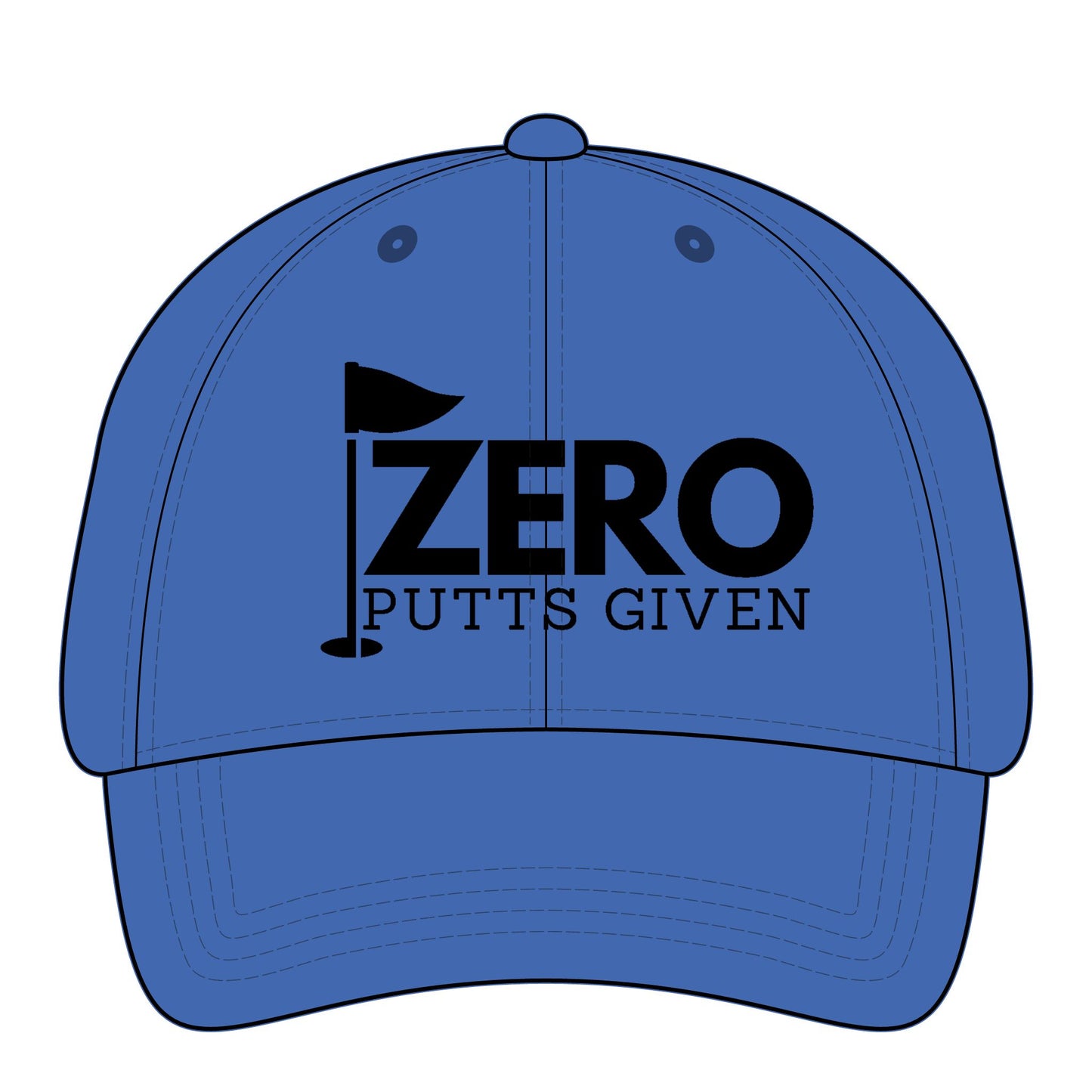 Zero Putts Given Women's Ponytail Hat