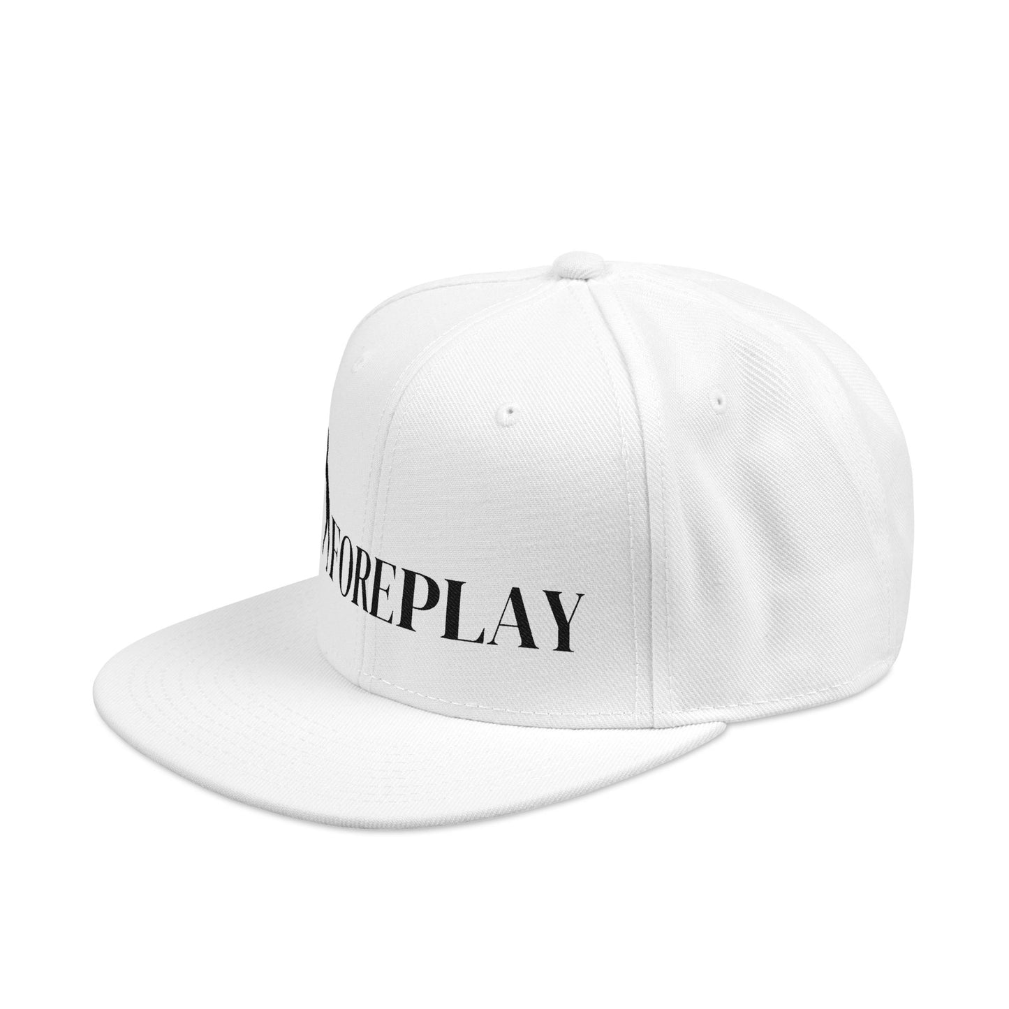 Foreplay Embroidered Snapback Cap