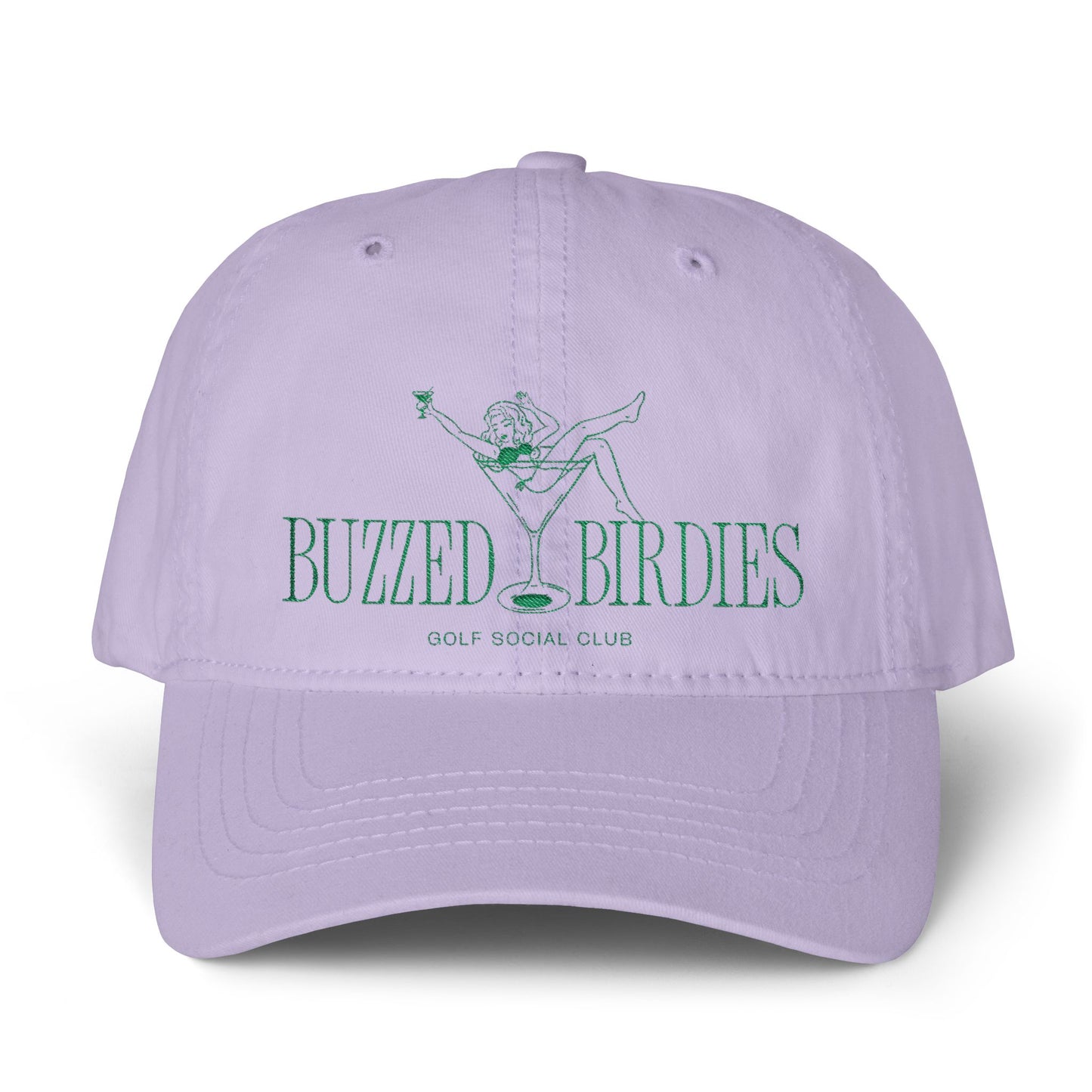 Buzzed Birdies Women's Pigment-Dyed Ponytail Cap with Fashion Undervisor
