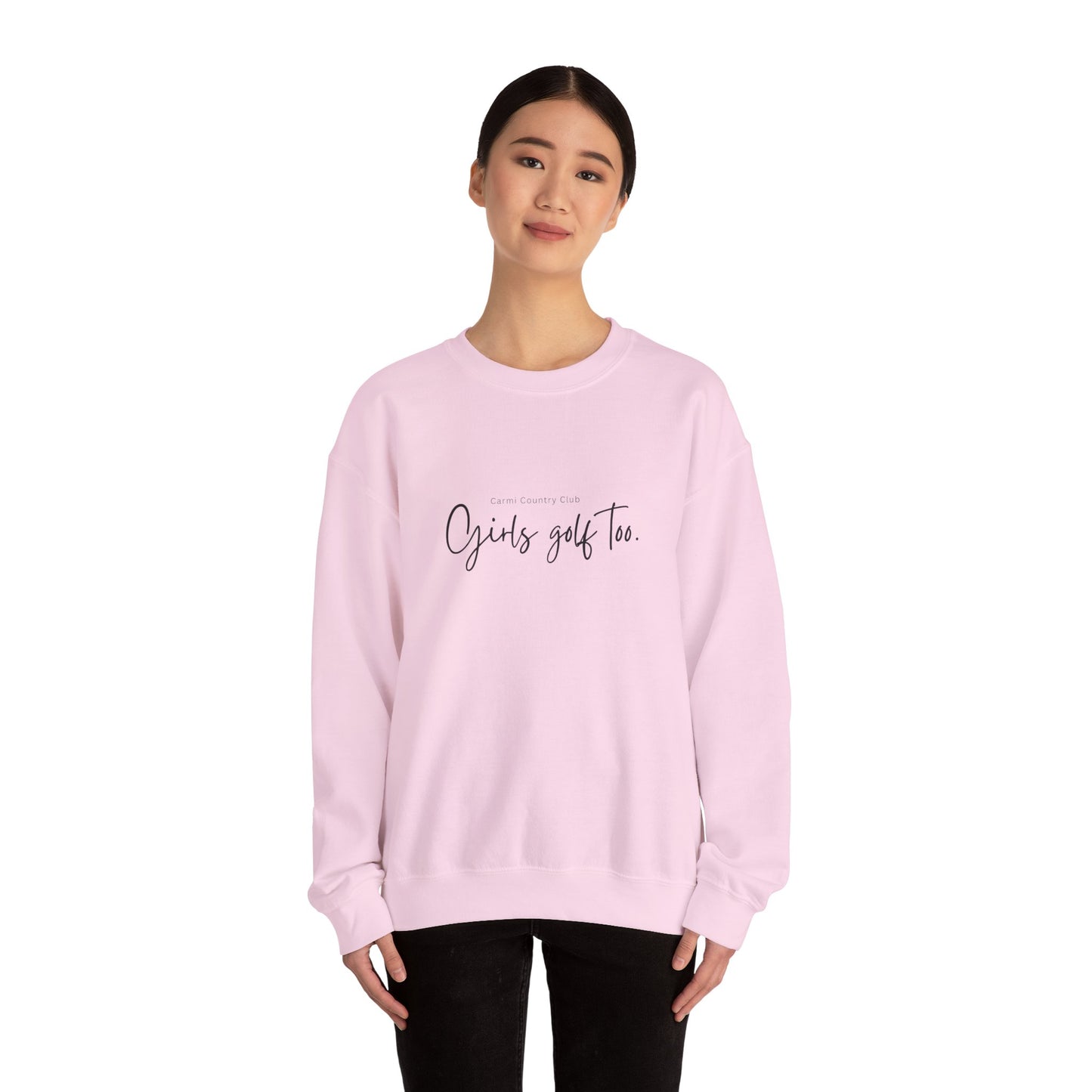 Girls Golf Too Crewneck Sweatshirt - CCC