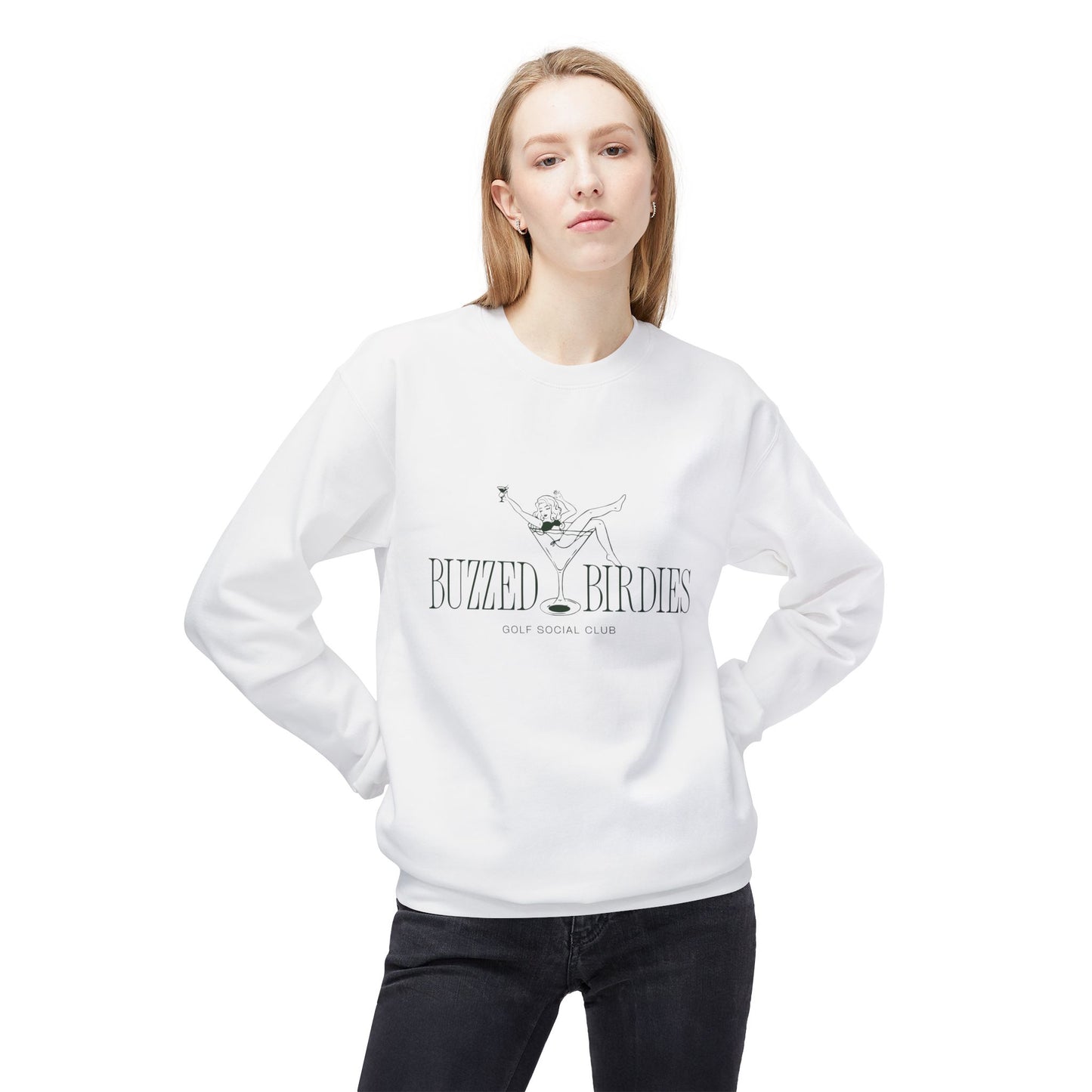 "Buzzed Birdies" Cocktail Lounge Crewneck