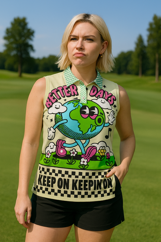 Keep On Keepin' On Sleeveless Polo Shirt