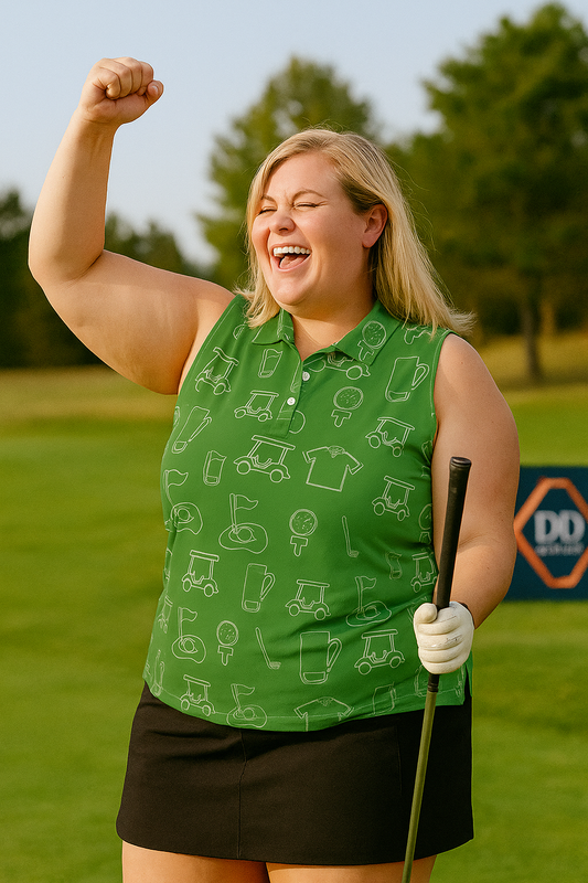 All-Over Golf Women's Sleeveless POLO Shirt