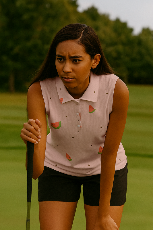 One in a Melon Women's Sleeveless POLO Shirt