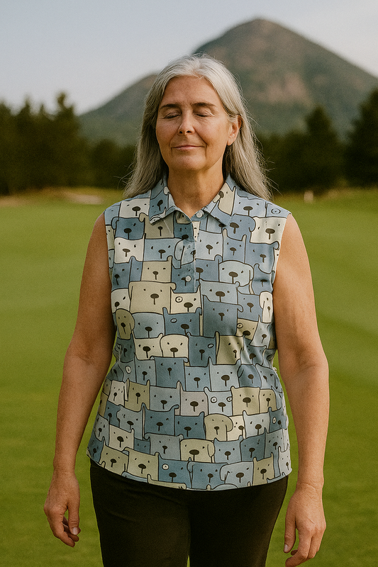 Hot Dog Women's Sleeveless POLO Shirt