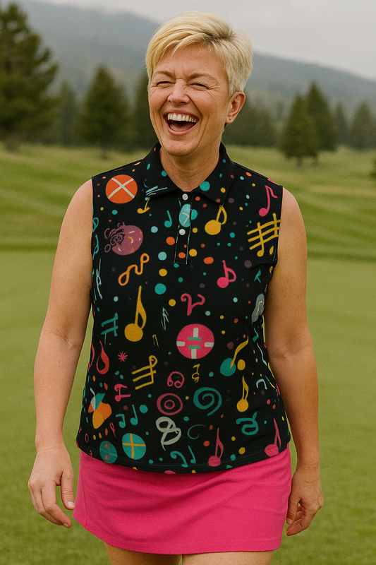 Jazzy Women's Sleeveless POLO Shirt