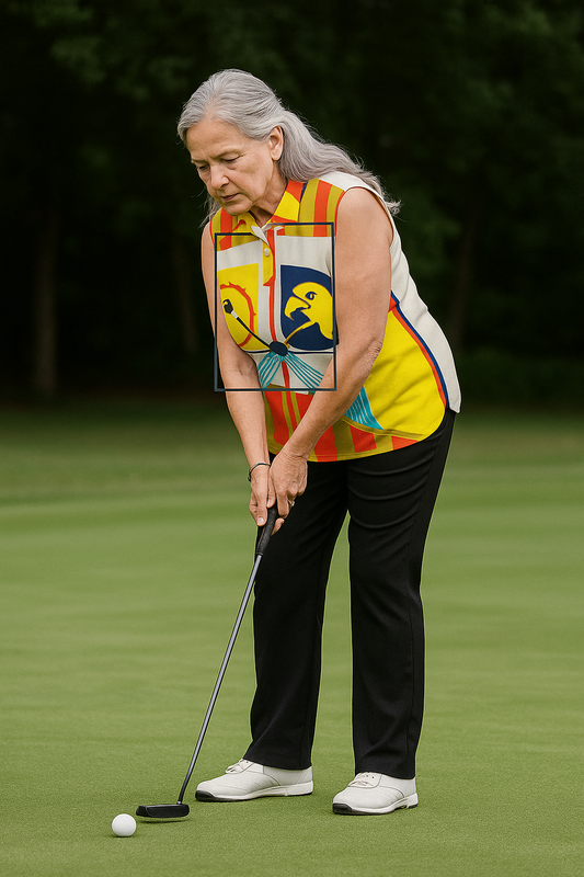 Night or Day Women's Sleeveless POLO Shirt