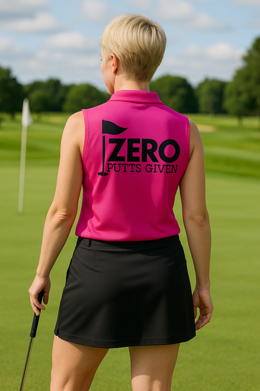 ZERO Putts Given Women's Sleeveless POLO Shirt