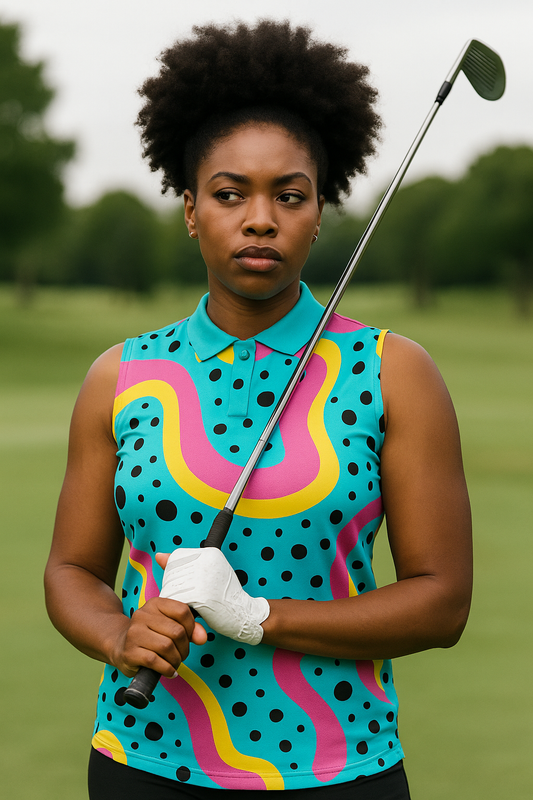 Flintstones v. Jetson's Sleeveless Polo Shirt