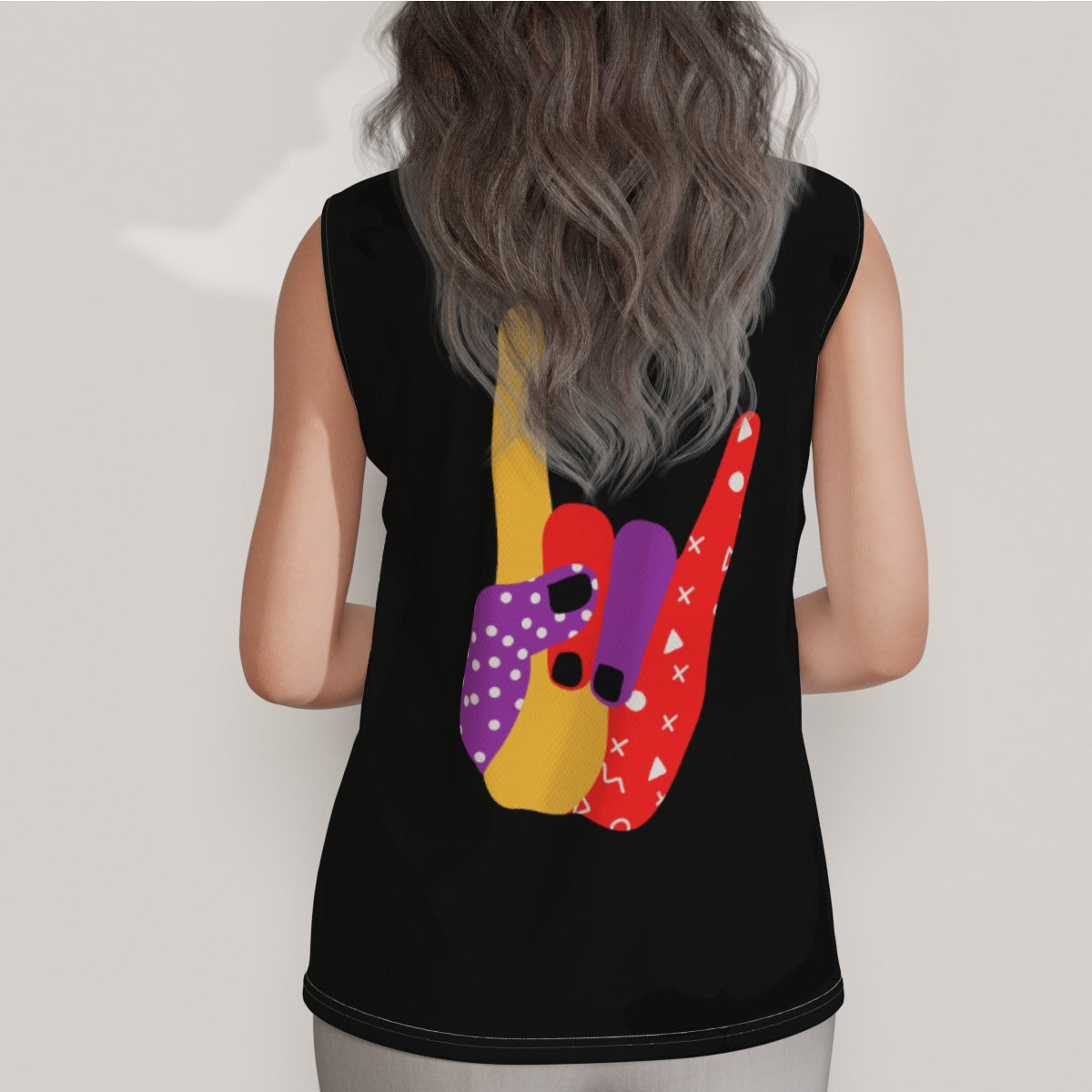 Rock On Women's Sleeveless POLO Shirt